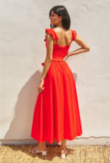 Dress Forum Heaven Sent Bustier Flutter Dress In Red