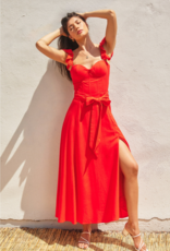 Dress Forum Heaven Sent Bustier Flutter Dress In Red