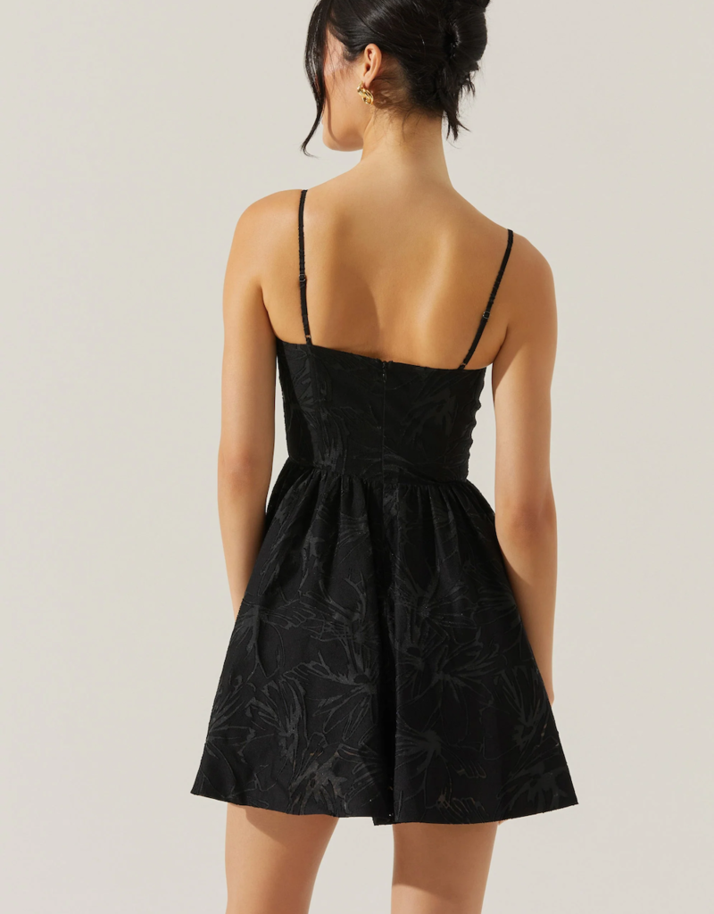 Jacquard Bustier Skater Dress Jacquard Bustier Skater Dress