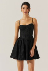 Jacquard Bustier Skater Dress Jacquard Bustier Skater Dress