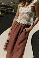 Indi and Cold Helena Crochet Tank