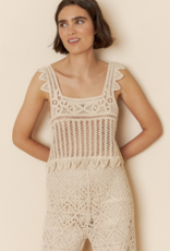 Indi and Cold Helena Crochet Tank