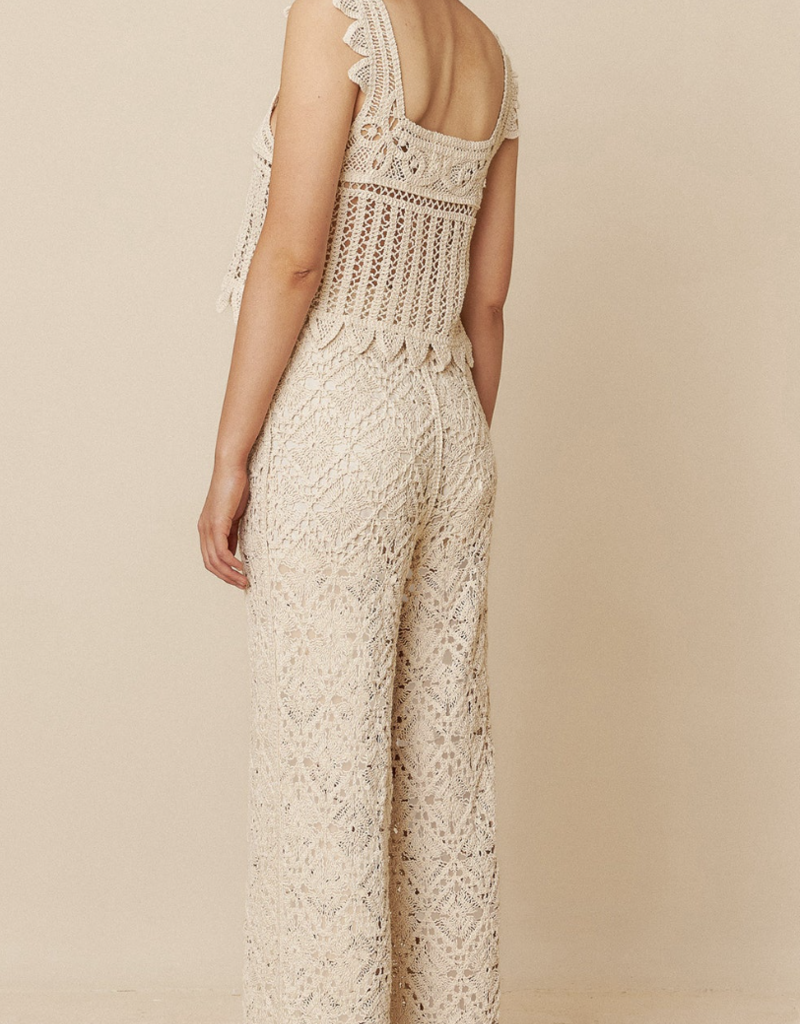 Indi and Cold Helena Crochet Tank