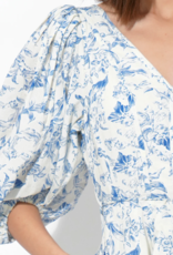 Adelyn Rae Clare Printed Fit and Flare Mini Dress
