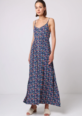 Angel Eye Araza Maxi Dress in Navy Floral