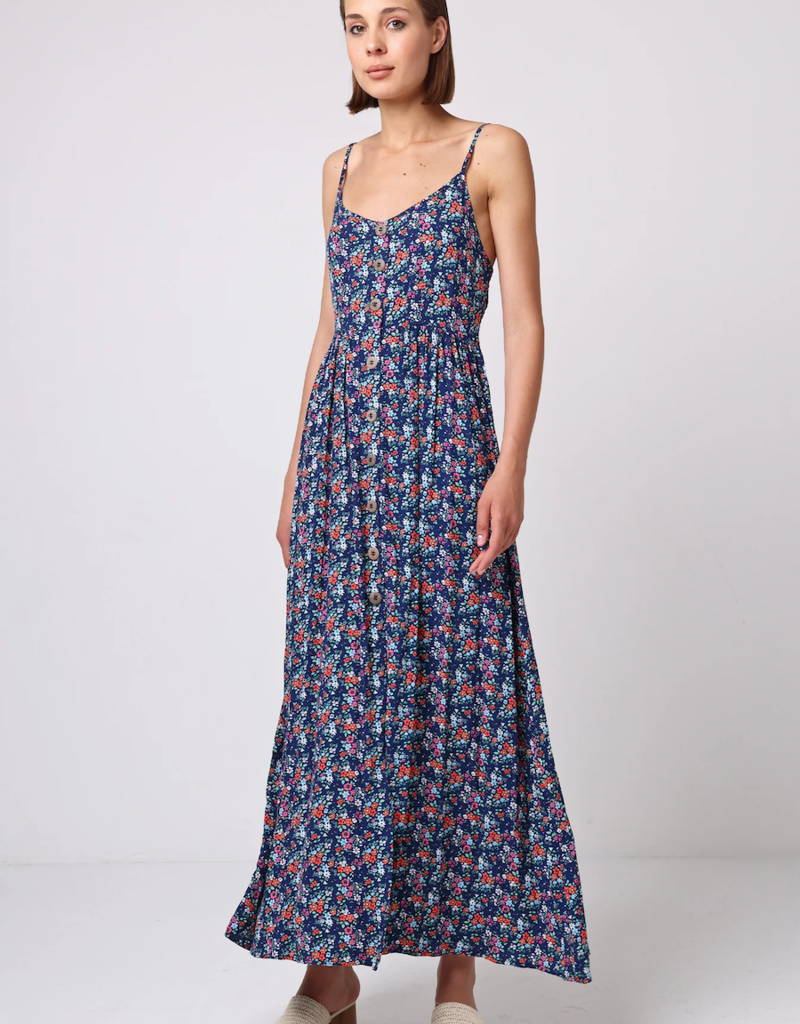 Angel Eye Araza Maxi Dress in Navy Floral