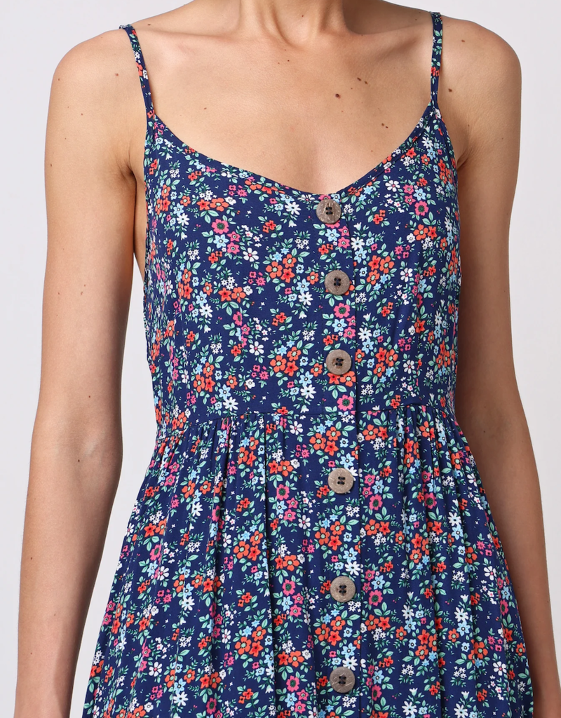 Angel Eye Araza Maxi Dress in Navy Floral