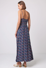 Angel Eye Araza Maxi Dress in Navy Floral