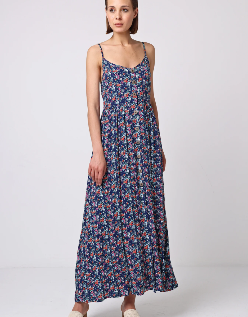 Angel Eye Araza Maxi Dress in Navy Floral