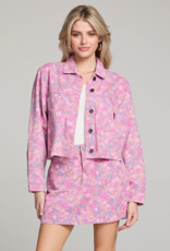 Saltwater Luxe Korin Jacket in Pink Floral
