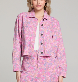 Saltwater Luxe Korin Jacket in Pink Floral