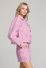 Saltwater Luxe Korin Jacket in Pink Floral
