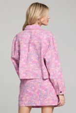 Saltwater Luxe Korin Jacket in Pink Floral