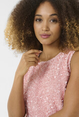 Cream Palia Sequin Shell Tank