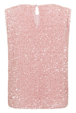 Cream Palia Sequin Shell Tank
