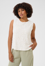 Cream Palia Sequin Shell Tank