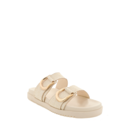Billini Areli Sandals in Cream & Gold