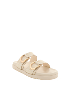 Billini Areli Sandals in Cream & Gold