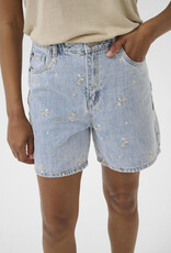 Kaffe Babeth Denim Shorts with Embroidery