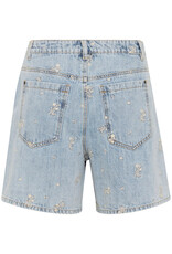 Kaffe Babeth Denim Shorts with Embroidery