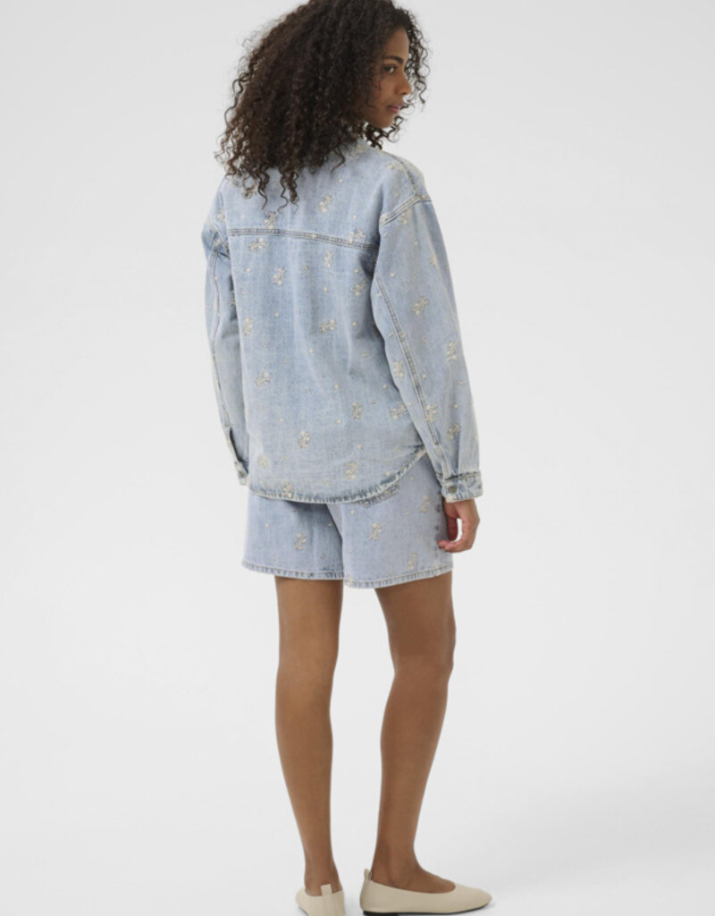 Kaffe Babeth Denim Jacket With Embroidery