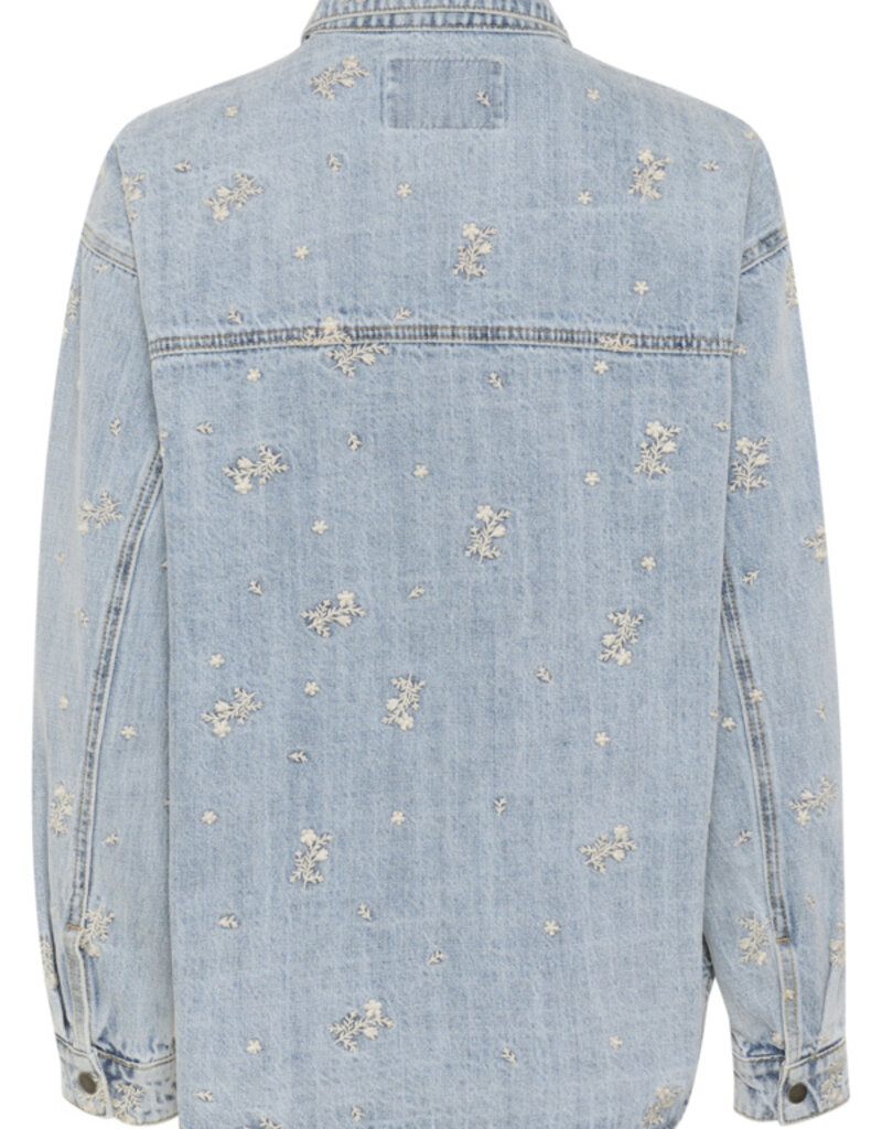 Kaffe Babeth Denim Jacket With Embroidery
