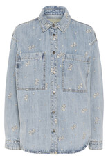 Kaffe Babeth Denim Jacket With Embroidery