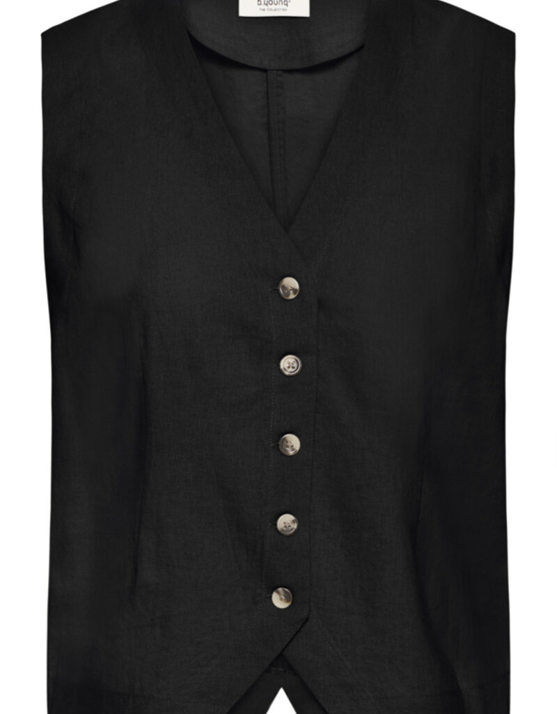 B.Young Falakka Linen Blend Vest