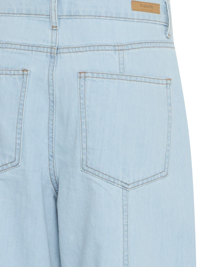 B.Young Lonia Soft Cotton Wide Leg Denim Pants