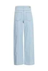 B.Young Lonia Soft Cotton Wide Leg Denim Pants
