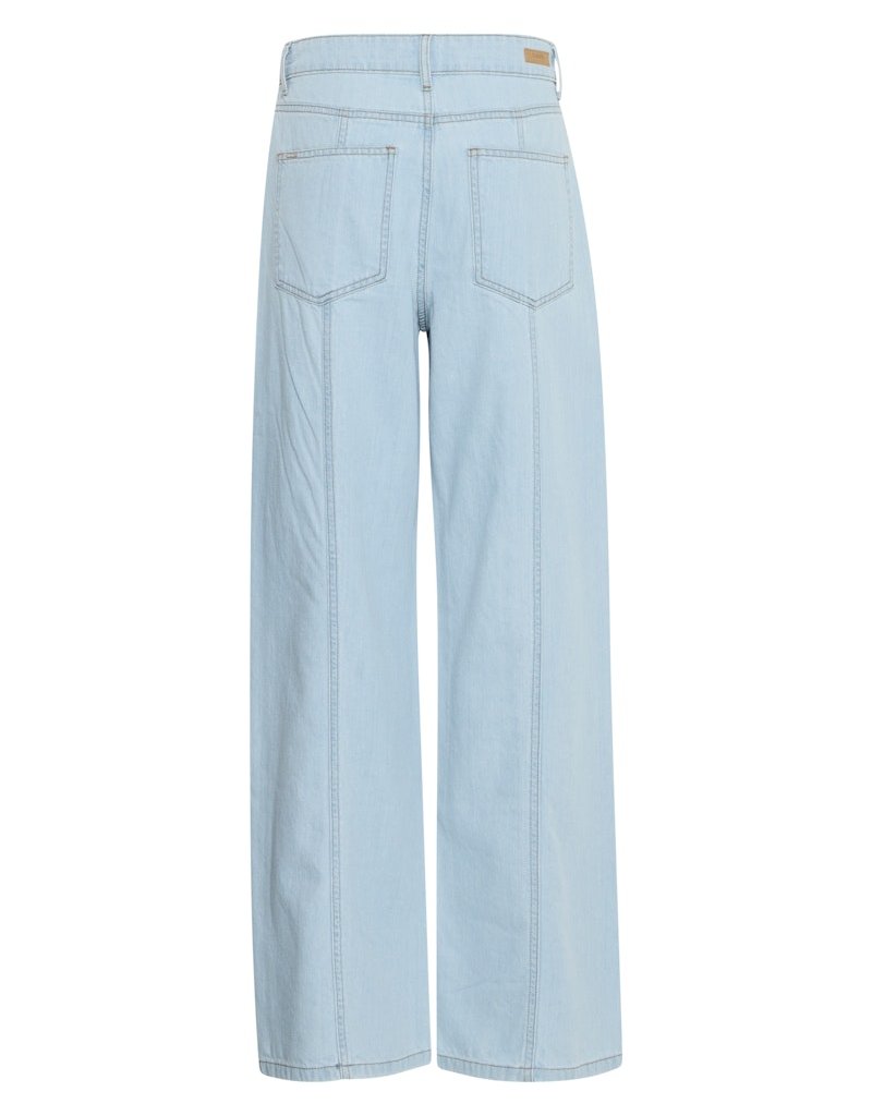 B.Young Lonia Soft Cotton Wide Leg Denim Pants