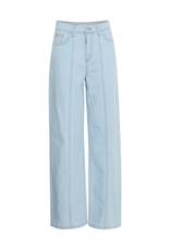 B.Young Lonia Soft Cotton Wide Leg Denim Pants