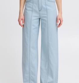 B.Young Lonia Soft Cotton Wide Leg Denim Pants