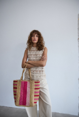 ICHI Dalira Woven Beach Bag