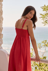Gentle Fawn Cairo Linen Blend Midi Dress