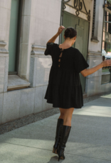 Brunette the Label Tiered T-Shirt Dress W/ Bows