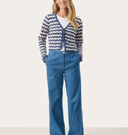 Part Two Rosefine Organic Cotton Knit Cardigan