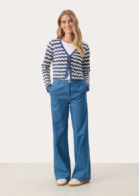 Part Two Rosefine Organic Cotton Knit Cardigan