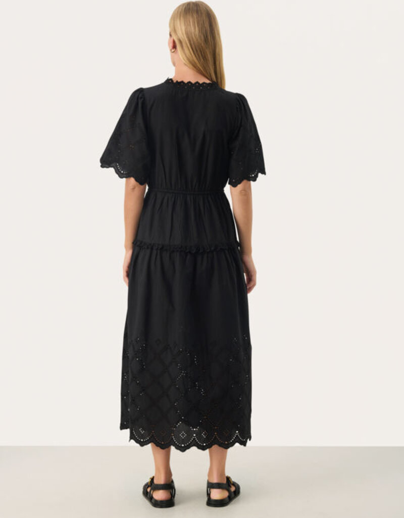 Part Two Rikkemai Cotton Eyelet Dress