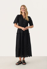 Part Two Rikkemai Cotton Eyelet Dress