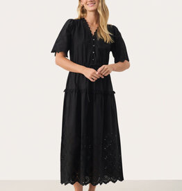Part Two Rikkemai Cotton Eyelet Dress