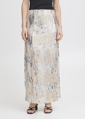 ICHI Maulina Sequin Skirt
