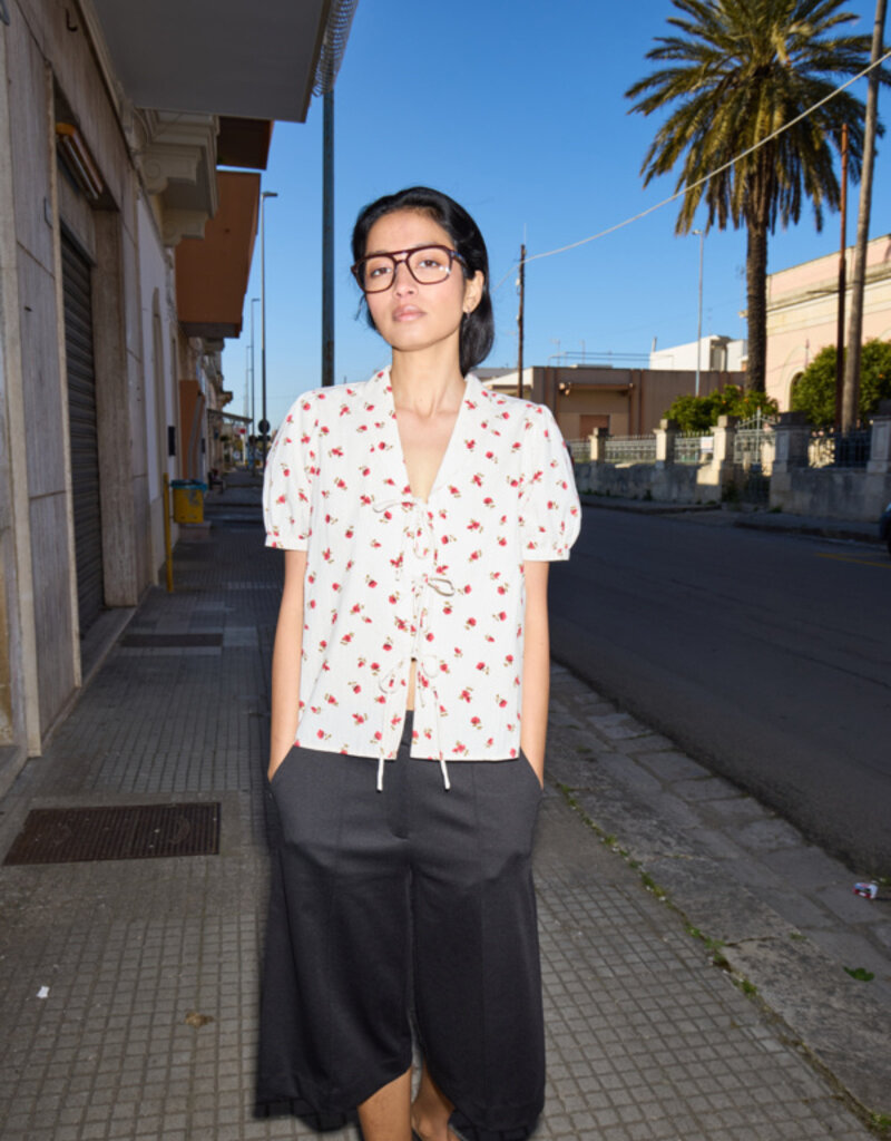 ICHI Rosey 100% Cotton Top (FINAL SALE)