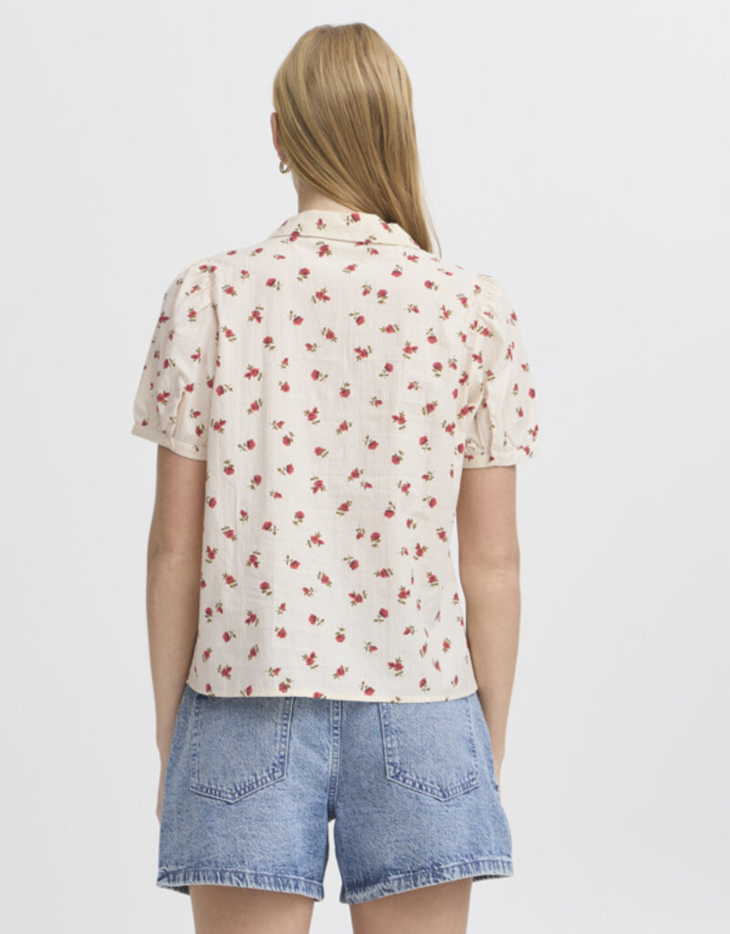 ICHI Rosey 100% Cotton Top (FINAL SALE)