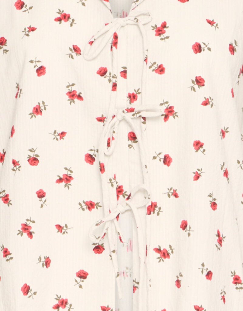 ICHI Rosey 100% Cotton Top (FINAL SALE)