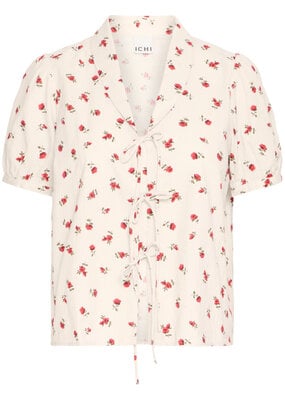 ICHI Rosey Cotton Top *Only One Left - Size 14*