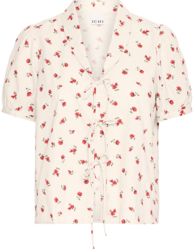 ICHI Rosey 100% Cotton Top (FINAL SALE)
