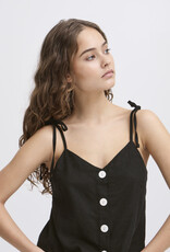 ICHI Linno Linen Blend Tank Top