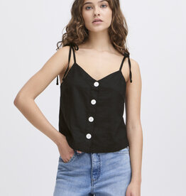 ICHI Linno Linen Blend Tank Top