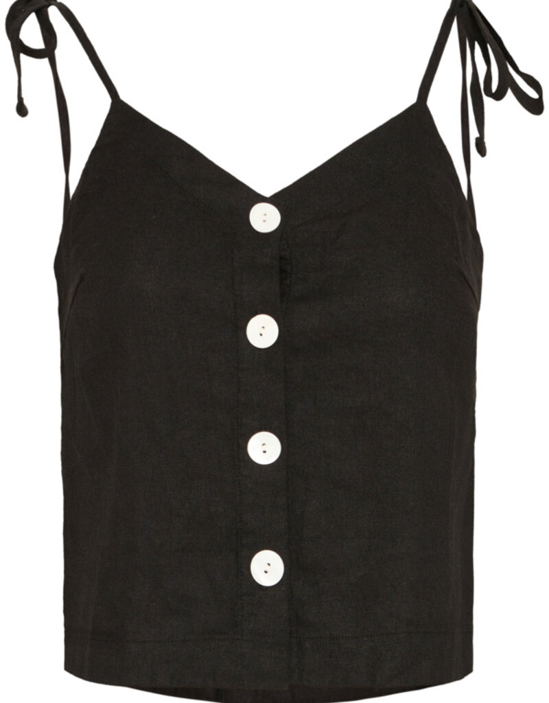 ICHI Linno Linen Blend Tank Top
